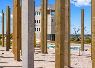 738 New River Inlet Road, N Topsail Beach, NC building process