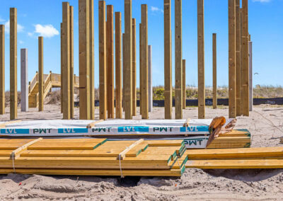738 New River Inlet Road, N Topsail Beach, NC building process