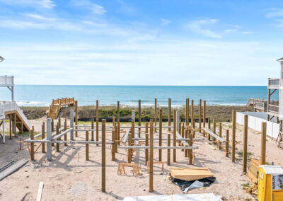 738 New River Inlet Road, N Topsail Beach, NC building process