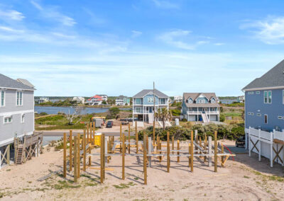 738 New River Inlet Road, N Topsail Beach, NC building process