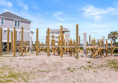738 New River Inlet Road, N Topsail Beach, NC building process