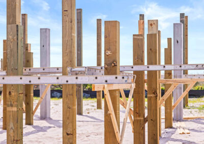 738 New River Inlet Road, N Topsail Beach, NC building process