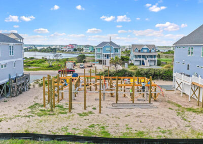 738 New River Inlet Road, N Topsail Beach, NC building process