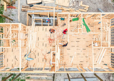 738 New River Inlet Road, N Topsail Beach, NC building process
