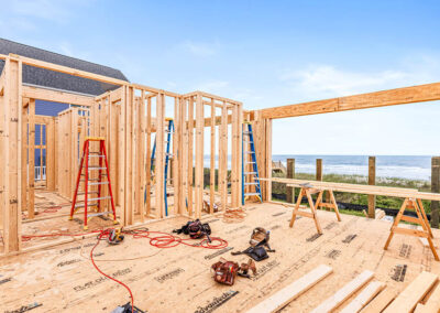 738 New River Inlet Road, N Topsail Beach, NC building process