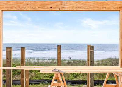 738 New River Inlet Road, N Topsail Beach, NC building process