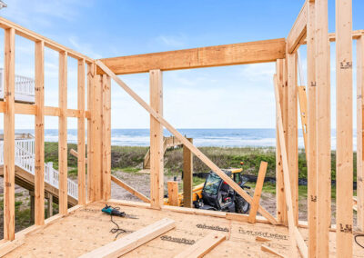 738 New River Inlet Road, N Topsail Beach, NC building process