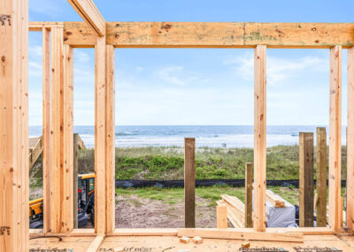 738 New River Inlet Road, N Topsail Beach, NC building process