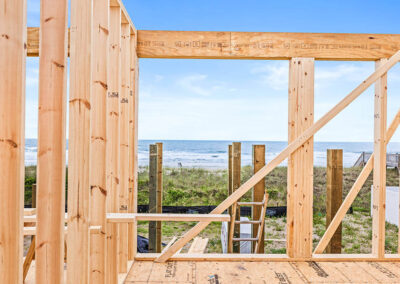 738 New River Inlet Road, N Topsail Beach, NC building process