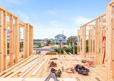 738 New River Inlet Road, N Topsail Beach, NC building process
