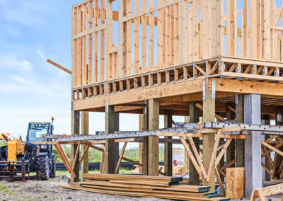 738 New River Inlet Road, N Topsail Beach, NC building process