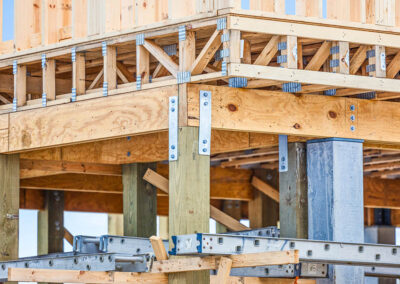 738 New River Inlet Road, N Topsail Beach, NC building process