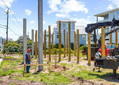 827 Fort Fisher, Carolina Beach NC building process