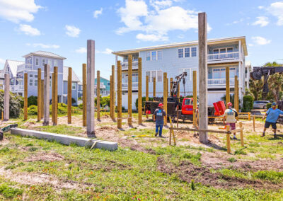 827 Fort Fisher, Carolina Beach NC building process