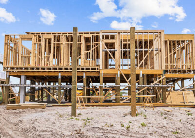 738 New River Inlet Road, N Topsail Beach, NC building process