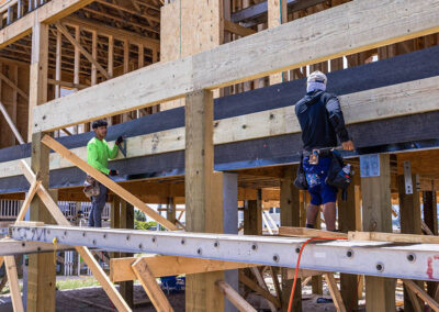 738 New River Inlet Road, N Topsail Beach, NC building process