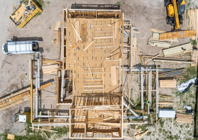 738 New River Inlet Road, N Topsail Beach, NC building process