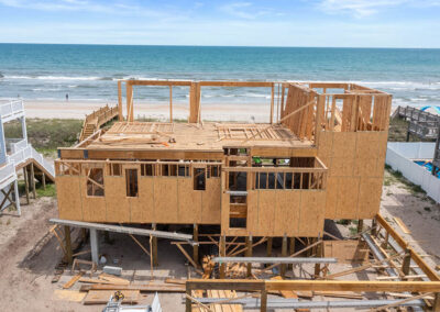 738 New River Inlet Road, N Topsail Beach, NC building process