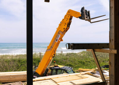 738 New River Inlet Road, N Topsail Beach, NC building process