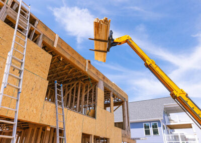 738 New River Inlet Road, N Topsail Beach, NC building process
