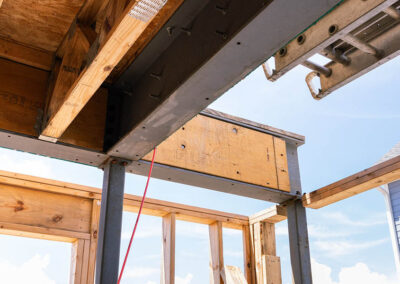 738 New River Inlet Road, N Topsail Beach, NC building process