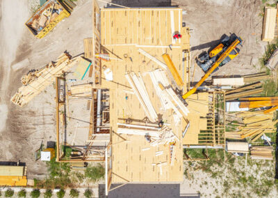 738 New River Inlet Road, N Topsail Beach, NC building process