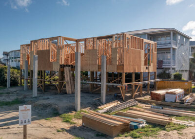 827 Fort Fisher, Carolina Beach NC building process