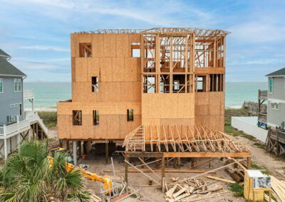 738 New River Inlet Road, N Topsail Beach, NC building process