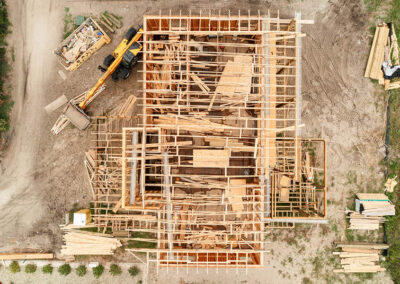 738 New River Inlet Road, N Topsail Beach, NC building process