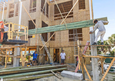 827 Fort Fisher, Carolina Beach NC building process