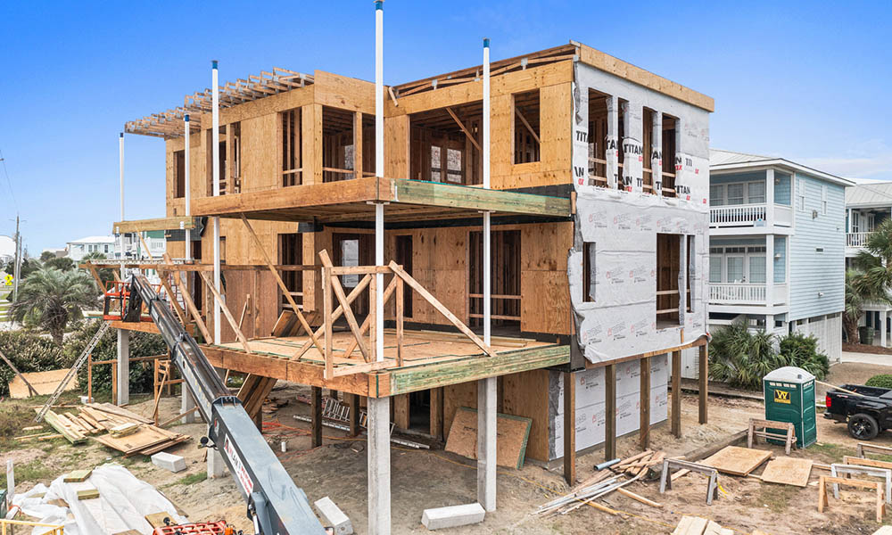 827 Fort Fisher, Carolina Beach NC building process