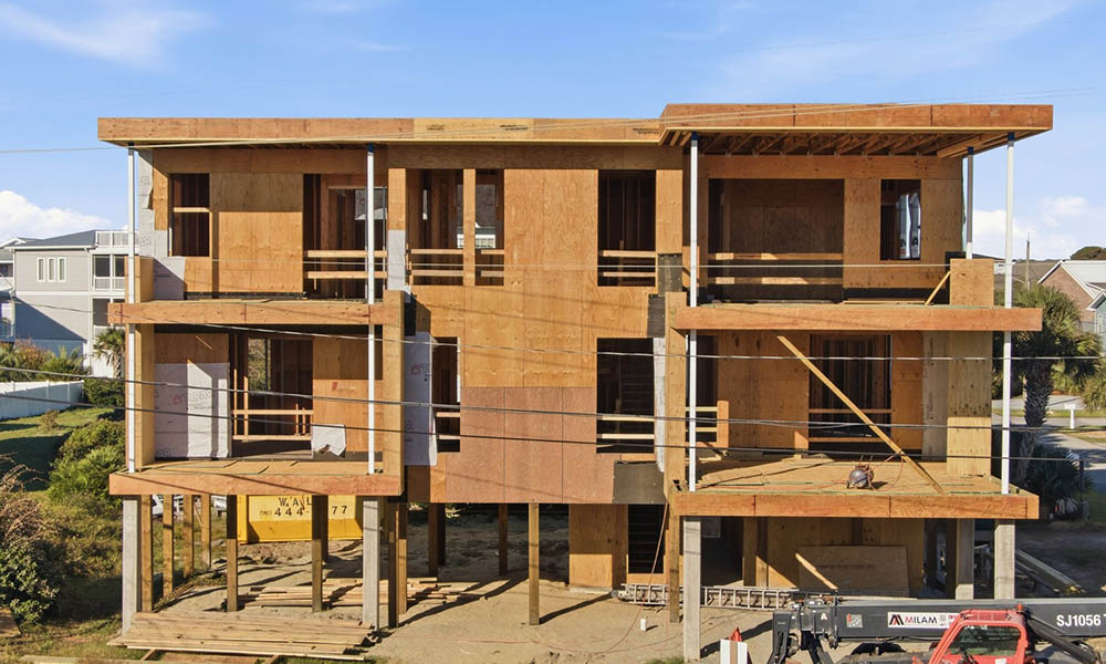 827 Fort Fisher, Carolina Beach NC building process