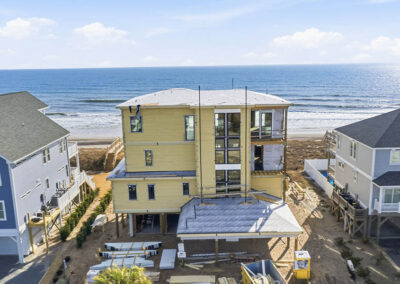 738 New River Inlet Road, N Topsail Beach, NC building process