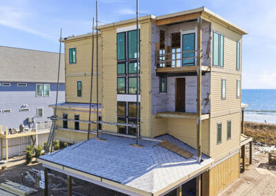 738 New River Inlet Road, N Topsail Beach, NC building process
