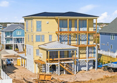 738 New River Inlet Road, N Topsail Beach, NC building process