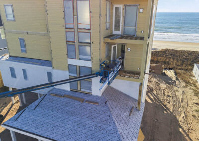 738 New River Inlet Road, N Topsail Beach, NC building process