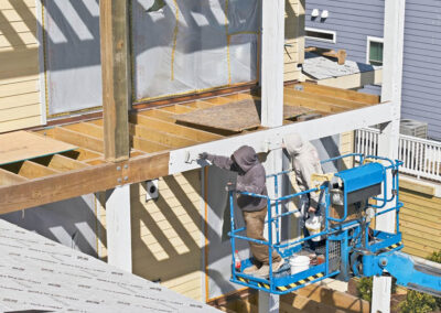 738 New River Inlet Road, N Topsail Beach, NC building process