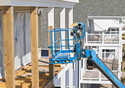 738 New River Inlet Road, N Topsail Beach, NC building process