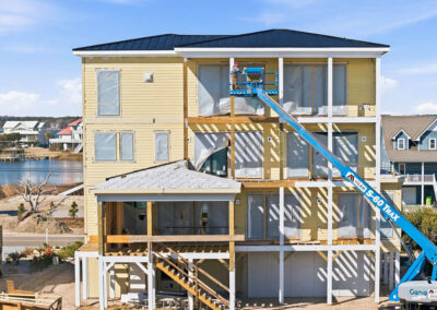 738 New River Inlet Road, N Topsail Beach, NC building process
