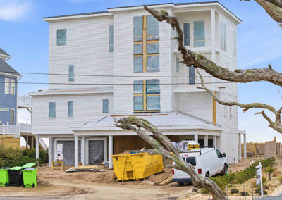 738 New River Inlet Road, N Topsail Beach, NC building process