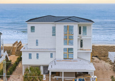 738 New River Inlet Road, N Topsail Beach, NC building process