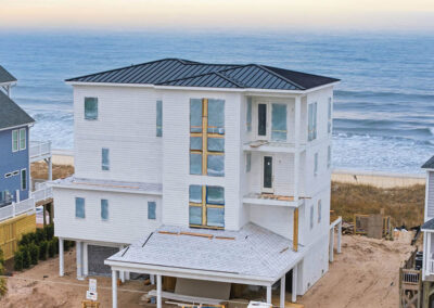 738 New River Inlet Road, N Topsail Beach, NC building process